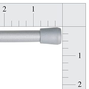 Interior Living 28-48 in. Adjustable Spring Tension Rod, 2-Pack, 7/16 in. Diameter, Silver