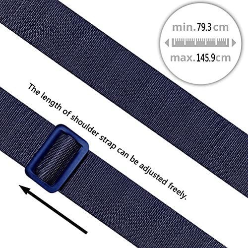 Yoedge Crossbody Case for Apple iPhone XR [ 6.1" ] with Adjustable Neck Cord Lanyard Strap - Soft Silicone Shockproof Protective Cover with Lovely Design Pattern - Dark Blue