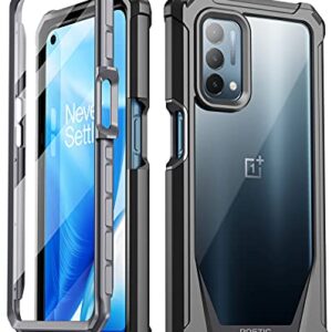 Poetic Guardian Series Case Designed for OnePlus Nord N200 5G, Full-Body Hybrid Shockproof Bumper Cover with Built-in Screen Protector, Black