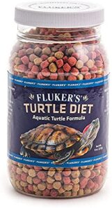 fluker's aquatic turtle formula turtle diet dry food 8oz - includes attached dbdpet pro-tip guide