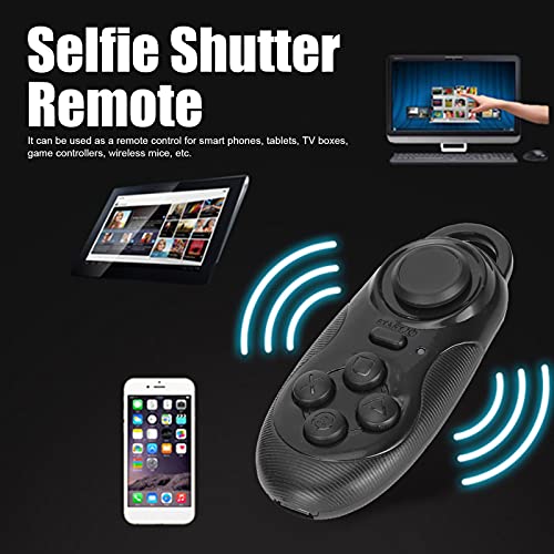 Wireless Bluetooth Remote Shutter, Gamepad Controller Remote Bluetooth Selfie Shutter Remote 3D VR Glasses Remote Control for Phones Tablet PC TV