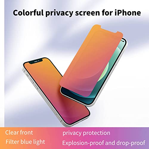 Jieyingkj JIEYKJO for iPhone 12 pro max Privacy Screen Protector -Flexible Film (Anti-Blue Light, Anti-Glare, Anti-Scratch, Filter Screen Ultraviolet)