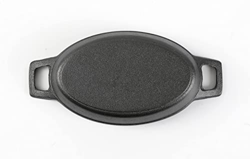 HAWOK Cast Iron Mini Oval Serving Dish 6.1 inchx 3.85 inch set of 4……