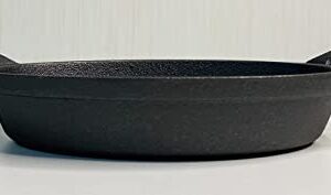 HAWOK Cast Iron Mini Oval Serving Dish 6.1 inchx 3.85 inch set of 4……