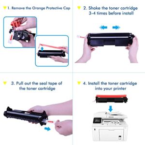 TRUE IMAGE Compatible Toner Cartridge Replacement for Canon 051H 051 MF267dw Toner imageCLASS MF264dw MF269dw MF267dw MF266dn MF263dn LBP161dn LBP162dw LBP1692dwkg Ink Printer(Black, 4-Pack)