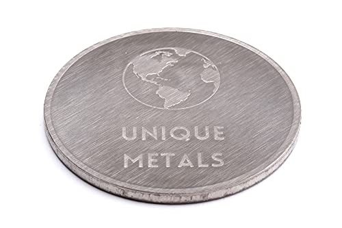 1 Troy Oz Titanium Round - .999 Pure Chemistry Element Design by Unique Metals