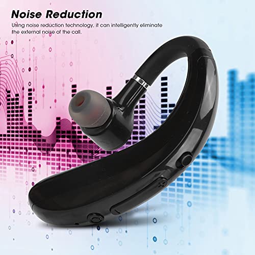 Single Ear Bluetooth Headsets,S300 Wireless Earphone,Portable Single‑Ear Business Earpiece Compatible with Bluetooth 5.0,for Business Talking and Sports