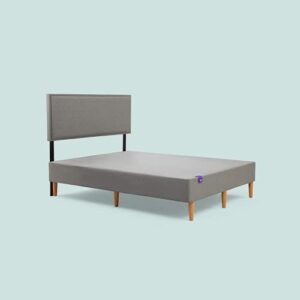 purple bed frame | stone grey | king