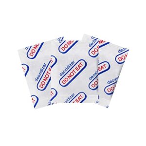 400cc x 100 count oxygen absorbers - 10 packs individually vacuumed and sealed in 10 food grade packets for long term food storage.