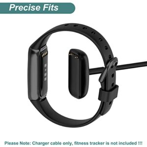 Charger for Fitbit Charge 5 / Fitbit Luxe Fitness Tracker, Replacement Charging Cable Cord Accessories for Fitbit Luxe/Charge 5 [2-Pack, 3.3ft/1m]