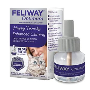 feliway optimum, enhanced calming pheromone 30-day refill – 1 pack