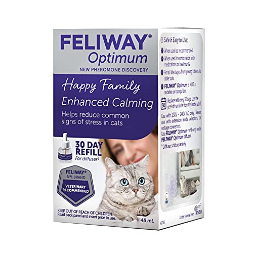 FELIWAY Optimum, Enhanced Calming Pheromone 30-day Refill – 1 Pack