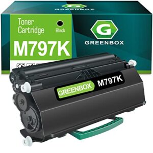 greenbox remanufactured m797k toner cartridge replacement for dell m797k for 2230d 2230 printers (1 pack, black, high yield 3,500 pages)