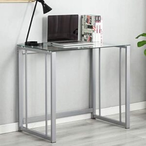 sogesfurniture Computer Glass Desk Large Offic Desk Computer Table Desk Writing Desk,BHUS-UT-097