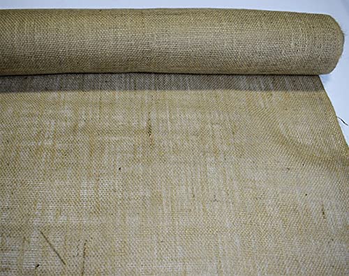 USA Fabric Store Burlap Natural Jute Fabric 10 Oz 72" Wide by The Yard Premium Vintage Upholstery