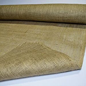 USA Fabric Store Burlap Natural Jute Fabric 10 Oz 72" Wide by The Yard Premium Vintage Upholstery