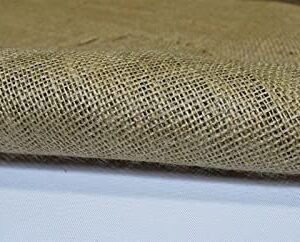 USA Fabric Store Burlap Natural Jute Fabric 10 Oz 72" Wide by The Yard Premium Vintage Upholstery