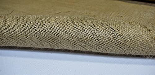 USA Fabric Store Burlap Natural Jute Fabric 10 Oz 72" Wide by The Yard Premium Vintage Upholstery