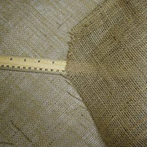 USA Fabric Store Burlap Natural Jute Fabric 10 Oz 72" Wide by The Yard Premium Vintage Upholstery