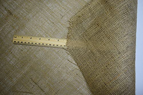 USA Fabric Store Burlap Natural Jute Fabric 10 Oz 72" Wide by The Yard Premium Vintage Upholstery