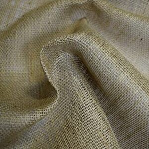 USA Fabric Store Burlap Natural Jute Fabric 10 Oz 72" Wide by The Yard Premium Vintage Upholstery