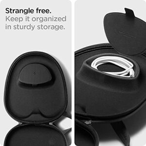 Spigen Klasden Designed for Airpods Max Carrying Travel Case Pouch Bag - Charcoal Gray [Compatible with Smart Case for Sleep Mode]