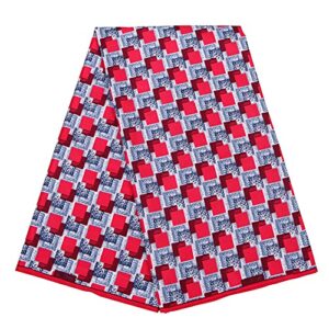 african fabric 6 yards bintarealwax 100% polyester ankara fabric for party dress 6175