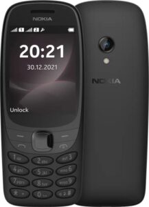 nokia 6310 (2021) dual-sim 8mb rom + 16mb ram (gsm only | no cdma) factory unlocked 2g gsm cell-phone (black) - international version