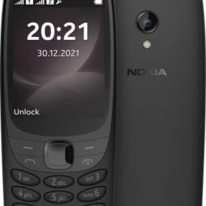 Nokia 6310 (2021) Dual-SIM 8MB ROM + 16MB RAM (GSM Only | No CDMA) Factory Unlocked 2G GSM Cell-Phone (Black) - International Version