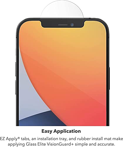 ZAGG InvisibleShield Glass Elite+ Screen Protector for iPhone 11 and iPhone XR – Anti-Microbial Technology, Smudge-Free ClearPrint, Extreme Shatter, Impact and Scratch Protection