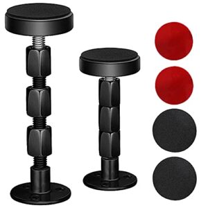 wanlian 2pcs black headboard stabilizers headboard stoppers bed frame holder adjustable threaded bed frame anti-shake tool diy combination possible adjustable from 1.5"-4.5"