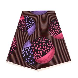 african fabric 6 yards bintarealwax 100% polyester ankara fabric for party dress 6157