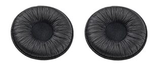 replacement leather ear cushion compatible with mitel dect headset 50005712, 50005522, 50006535