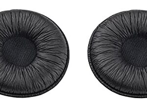 Replacement Leather Ear Cushion Compatible with Mitel DECT Headset 50005712, 50005522, 50006535