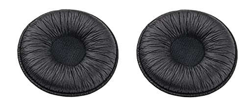 Replacement Leather Ear Cushion Compatible with Mitel DECT Headset 50005712, 50005522, 50006535