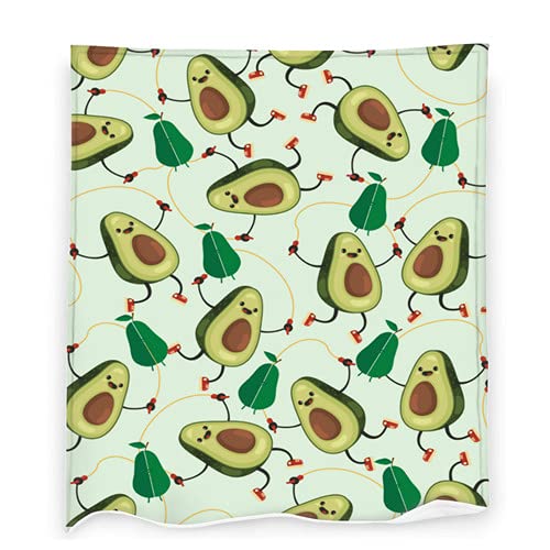 Avocado Soft Luxury Blanket Throw Lightweight Flannel Blankets for Adults Boys Girls Gift 60"X50"