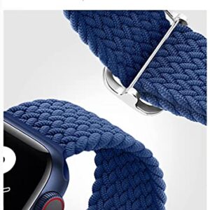 Atenzol Braided Solo Loop Compatible with Apple Watch Bands 38mm 40mm 41mm 42mm 44mm 45mm 49mm Women Men, Adjustable Buckle, Stretchy Elastics Sport Wristband for iWatch Ultra 8 7 6 SE 5 4 3 2 1 (1-Rainbow+Pride Edition, 38mm 40mm 41mm)