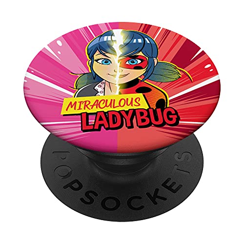 Miraculous Collection Ladybug Marinette Transformation PopSockets Swappable PopGrip