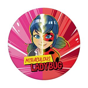 Miraculous Collection Ladybug Marinette Transformation PopSockets Swappable PopGrip
