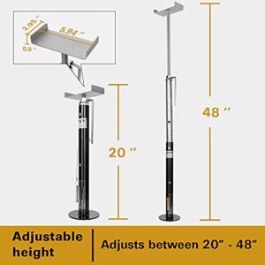 WEIZE Heavy Duty Slide Out Support - Adjusts from 20" to 48", 5000lb Capacity Each, Rust Resistant Steel Quick-Lift RV Stabilizer Jacks, Set of 2