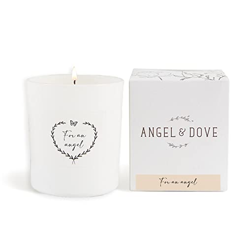 ANGEL & DOVE 'for an Angel' Baby Loss Remembrance Candle - A Thoughtful Sympathy Gift for Bereaved Parents