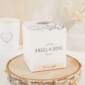 ANGEL & DOVE 'for an Angel' Baby Loss Remembrance Candle - A Thoughtful Sympathy Gift for Bereaved Parents