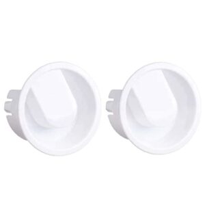 2pcs glass water pitcher lids food grade plastic anti-dust splash resistant stoppers covers for beverage carafe water jug glass bistro pitcher