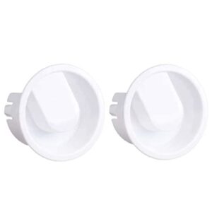 2Pcs Glass Water Pitcher Lids Food Grade Plastic Anti-Dust Splash Resistant Stoppers Covers for Beverage Carafe Water Jug Glass Bistro Pitcher