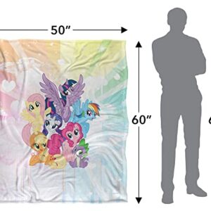 My Little Pony Tv Pony Group Officially Licensed Silky Touch Super Soft Throw Blanket 50" x 60"