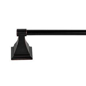 bennington gallaway 24-in. towel bar holder rack bath accessory hardware in oil rubbed bronze