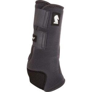 Classic Equine Legacy2 Hind Support Boots, Charcoal, Small