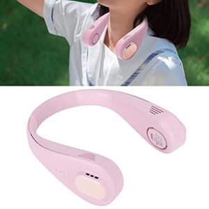 Neck Fan,Pink Adjustable Hanging Neck Fan Portable Mini USB Electric Fan for Outdoor Home