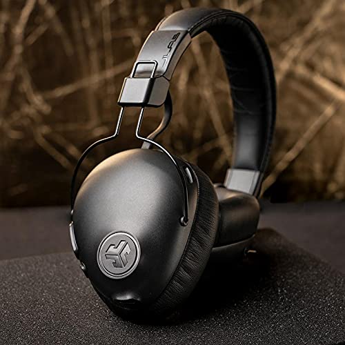 JLab Studio Pro ANC Bluetooth Wireless Over-Ear Headphones | 45+ Hour Bluetooth 5 Playtime | Smart Active Noise Cancellation | EQ3 Sound | Ultra-Plush Faux Leather and Cloud Foam Cushions | Black