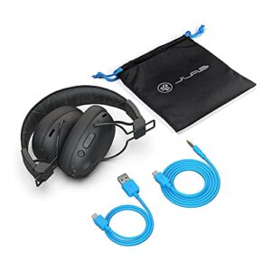 JLab Studio Pro ANC Bluetooth Wireless Over-Ear Headphones | 45+ Hour Bluetooth 5 Playtime | Smart Active Noise Cancellation | EQ3 Sound | Ultra-Plush Faux Leather and Cloud Foam Cushions | Black